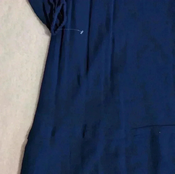 California MoonRise Dress Cold Shoulder Embroider Boho Blue Size XS New With Tag - Picture 8 of 13